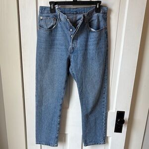 Levi's Big E Repro Classic 501 Blue Straight Jeans